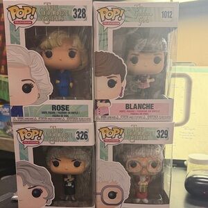 Funko Pop! The Golden Girls Collection - Blue, Pink, Black, Red